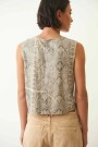 Musculosa Ola Beige