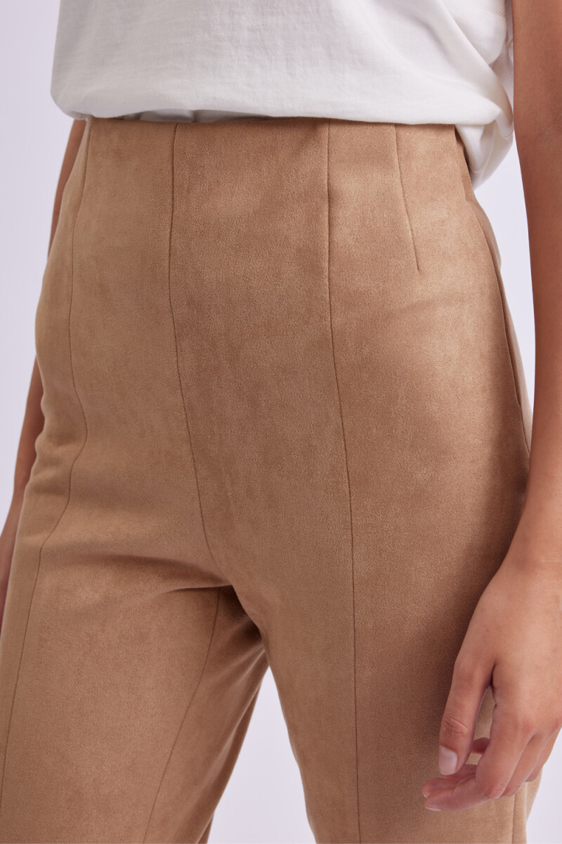 Calza de gamuza Beige