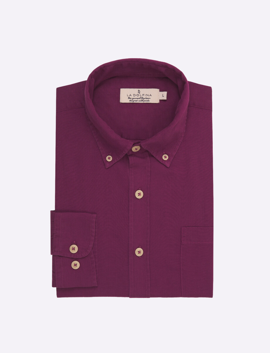 Camisa lisa uva