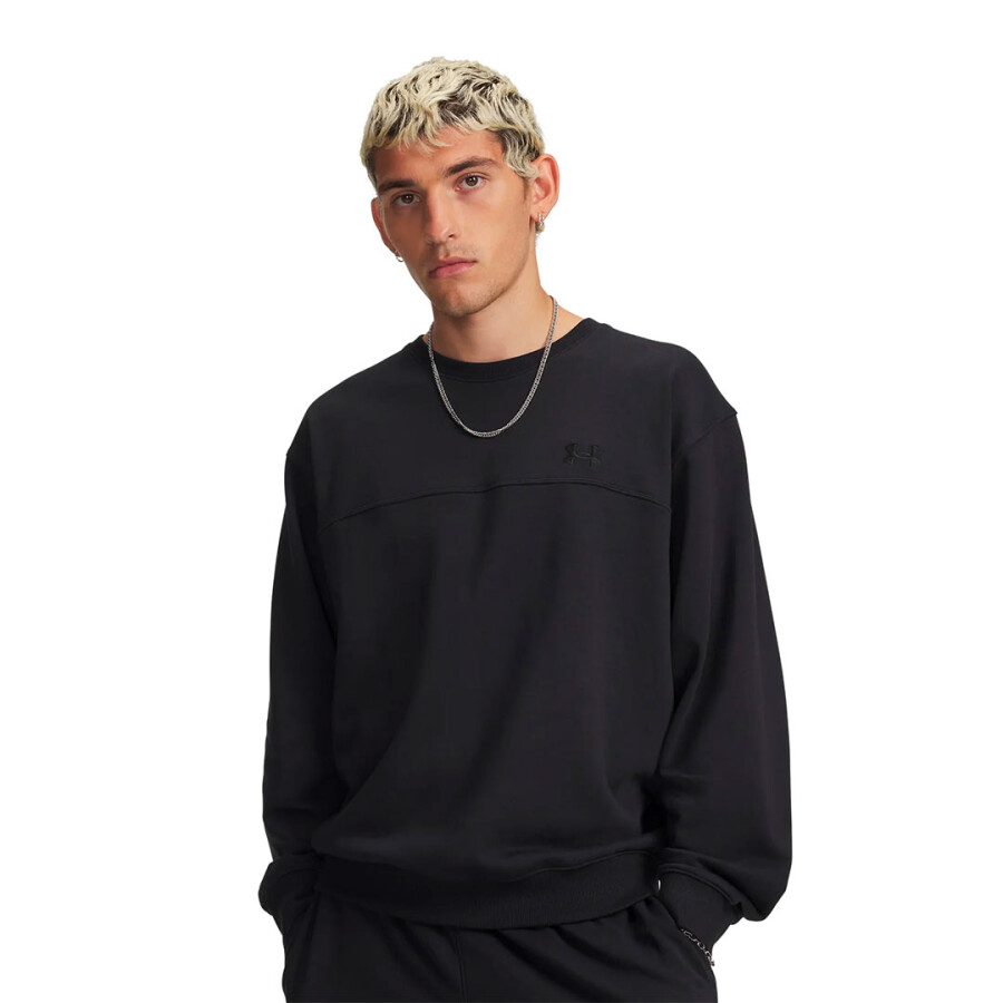Buzo de Hombre Under Armour Rival Lw Crew Negro