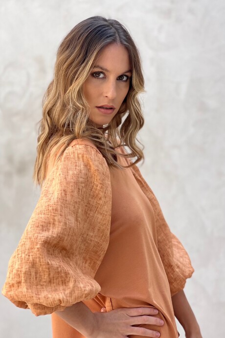 BLUSA AZUCENA TERRACOTA