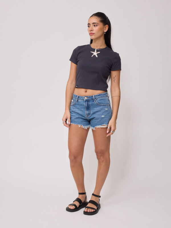 T-SHIRT KINER RUSTY Gris Oscuro