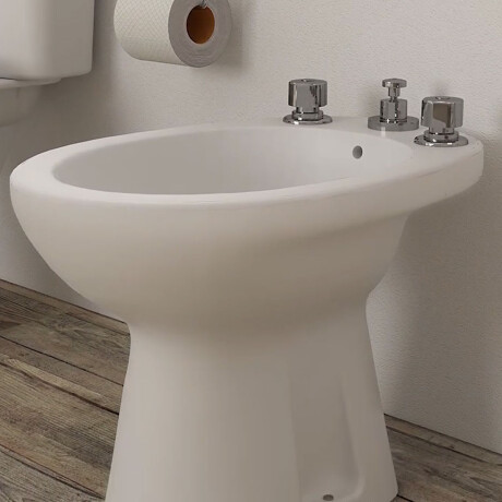 SANITARIO BIDET ANDINA BLANCO BRILLO PARA BAÑO LOZA 000