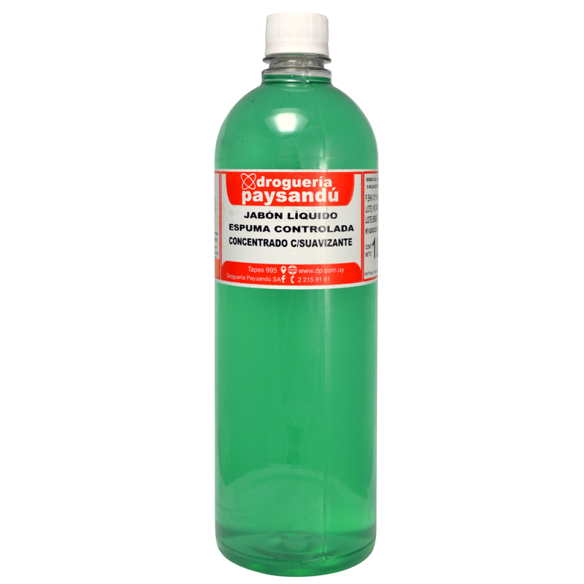 Jabón Líquido Espuma Controlada con Suavizante - 1 L 