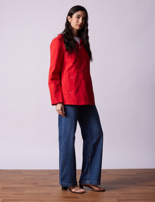 Campera Impermeable ROJO