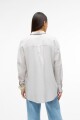 Camisa Gill Oversized Rayas Silver Lining