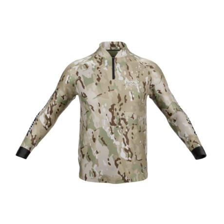 REMERA ROCKFISHING M/LARGA C/DESERT.- REMERA ROCKFISHING M/LARGA C/DESERT.-