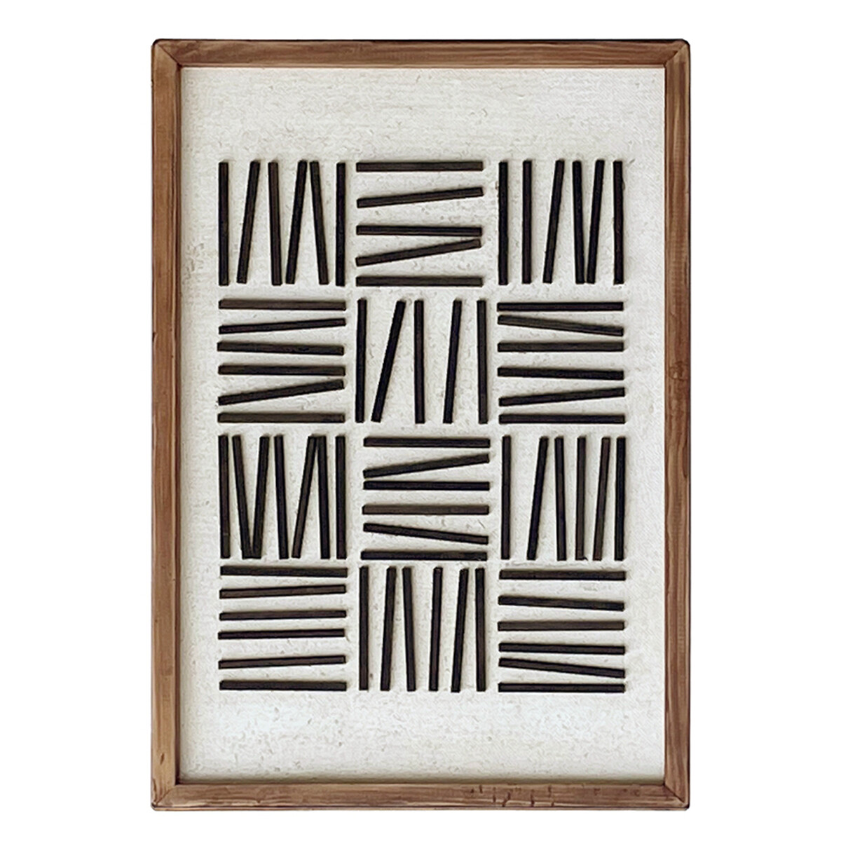 CUADRO DECORATIVO MADERA MACIZA - 62 Cm x 42 Cm - LÍNEA RÚSTICA - N°8 