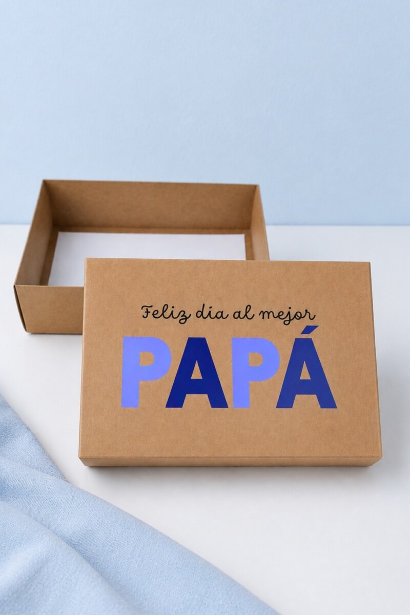 Caja Rectangular Impresa 20x30x9 cm - PAPÁ 