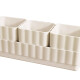 Organizador apilable 4pcs beige
