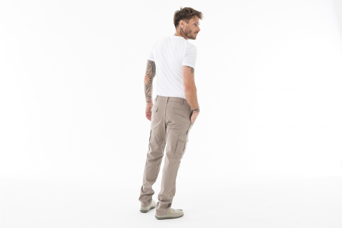 PANTALON CARGO FLEX Beige