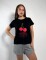 Remera de dama Cande Negro