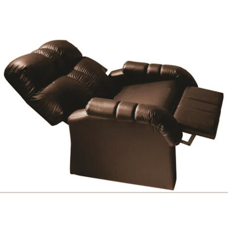 Reclinable Alba 1C Tapizado en PU Chocolate