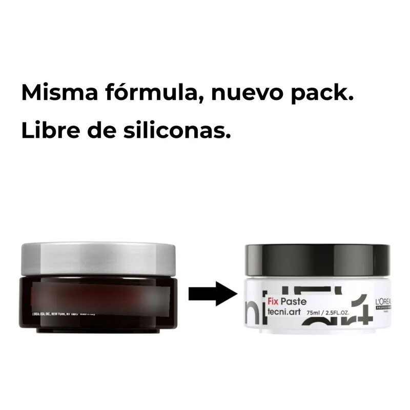 Cera para el cabello L'Oréal Prof Fix Paste 75ml Cera para el cabello L'Oréal Prof Fix Paste 75ml