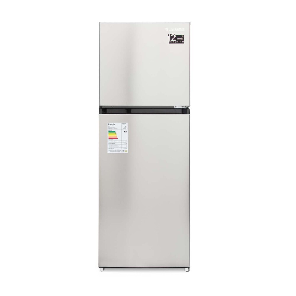HELADERA JAMES FRÍO SECO INVERTER GRIS RJ 275 INV INOX