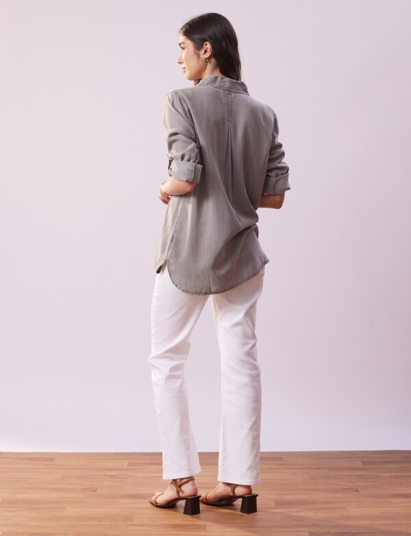 Camisa Tencel GRIS