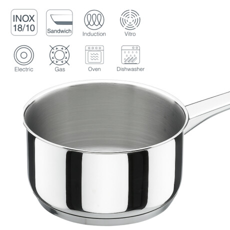 Cazo Recto 20 cm 2.5 Litros Acero Inoxidable Lacor Cazo Recto 20 cm 2.5 Litros Acero Inoxidable Lacor