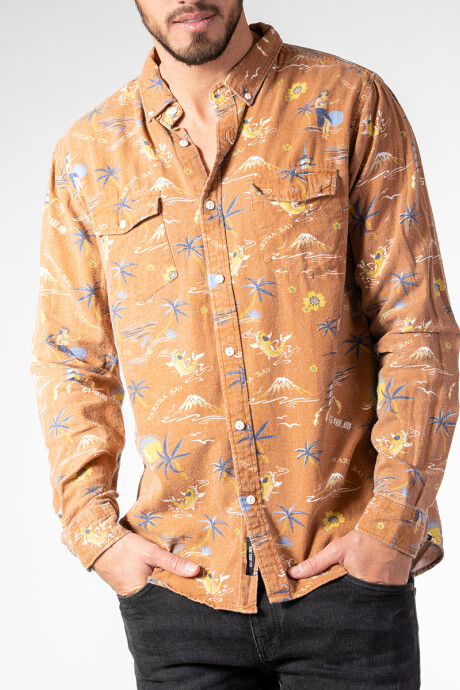 CAMISA KISH MAUI Naranja