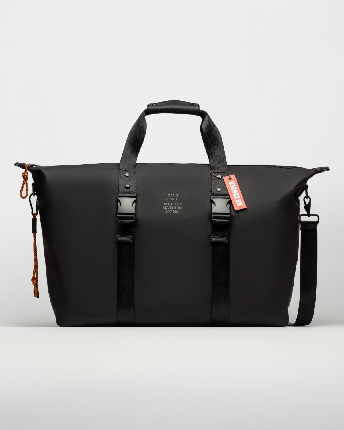 Bolso J Gang En Efecto Cuero Negro — Prüne