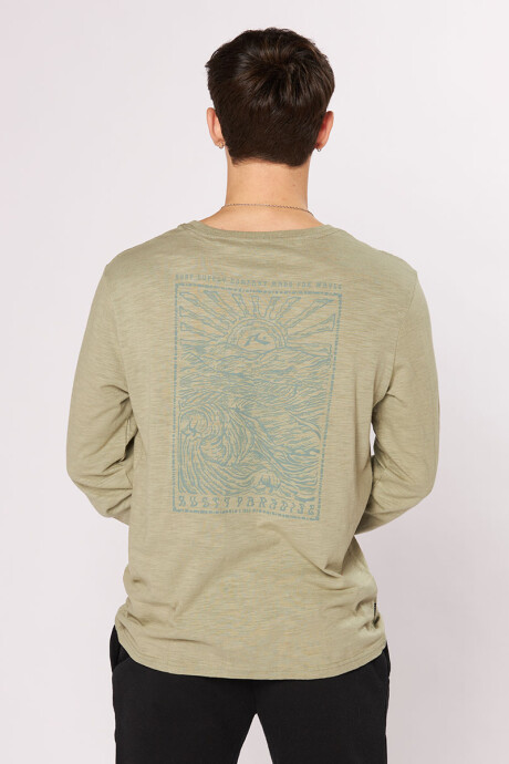 T-SHIRT M/L DAKA RUSTY Verde Claro