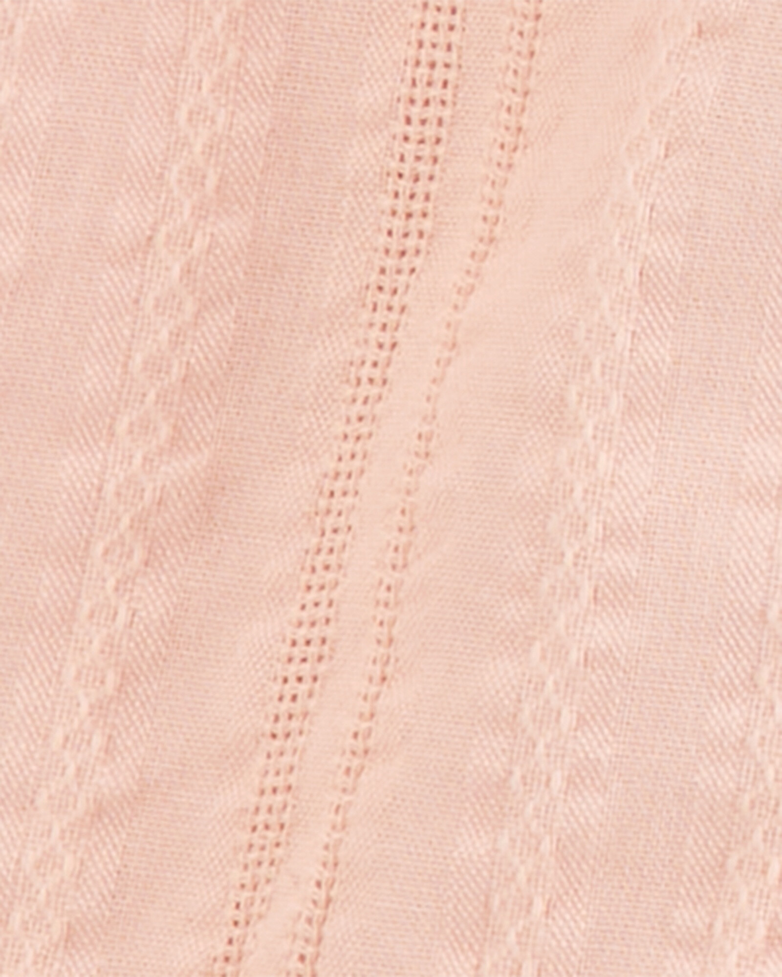 Set tres piezas de algodón texturado, short, musculosa y vincha, rosados Sin color