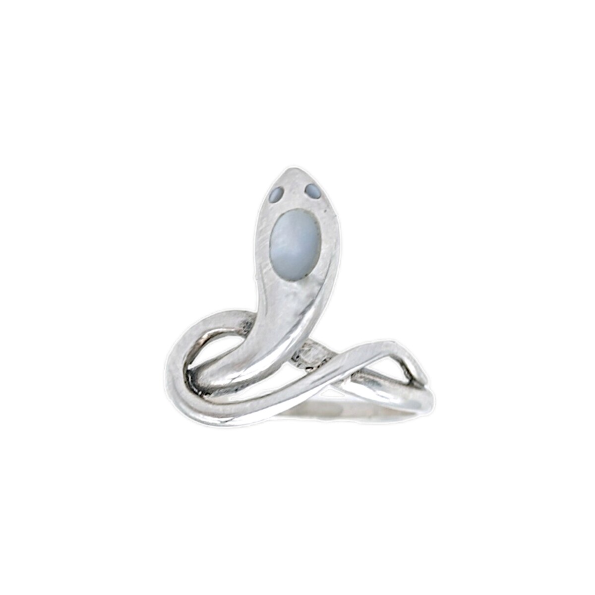 Anillo Serpiente-Plata 925-Piedra Nacar-AN3429 - conpiedra 