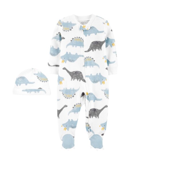 Enterito Carters Dino con Gorro Enterito Carters Dino con Gorro