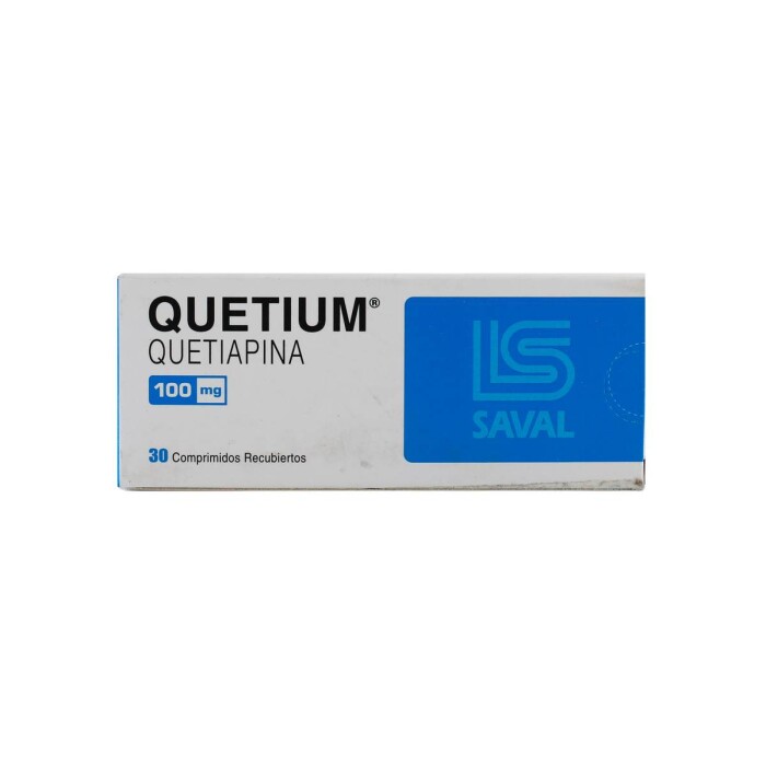 QUETIUM 100 MG. CJ X 30 COMP. única