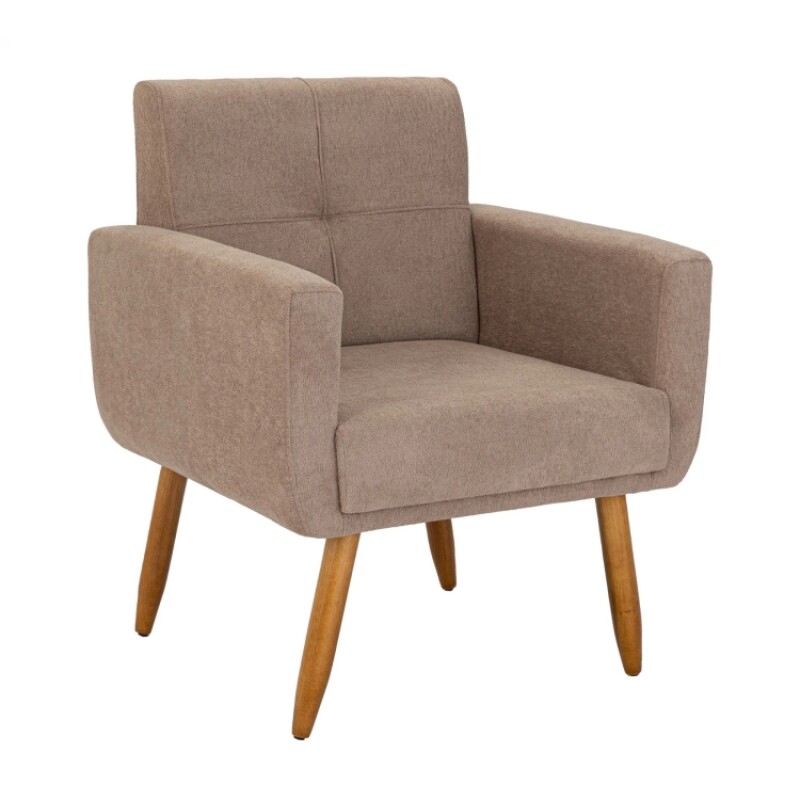 Conjunto Dallas 2 Poltronas + Puff Marron 498 Conjunto Dallas 2 Poltronas + Puff Marron 498