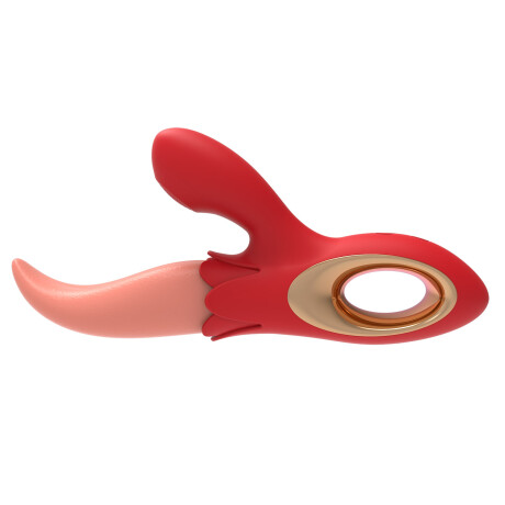 Vibrador 2 en 1 Lengua y Succionador de Clítoris Vibrador 2 en 1 Lengua y Succionador de Clítoris