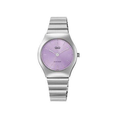 Reloj Análogo Q&Q De Acero para Mujer Esfera Lila Reloj Análogo Q&Q De Acero para Mujer Esfera Lila
