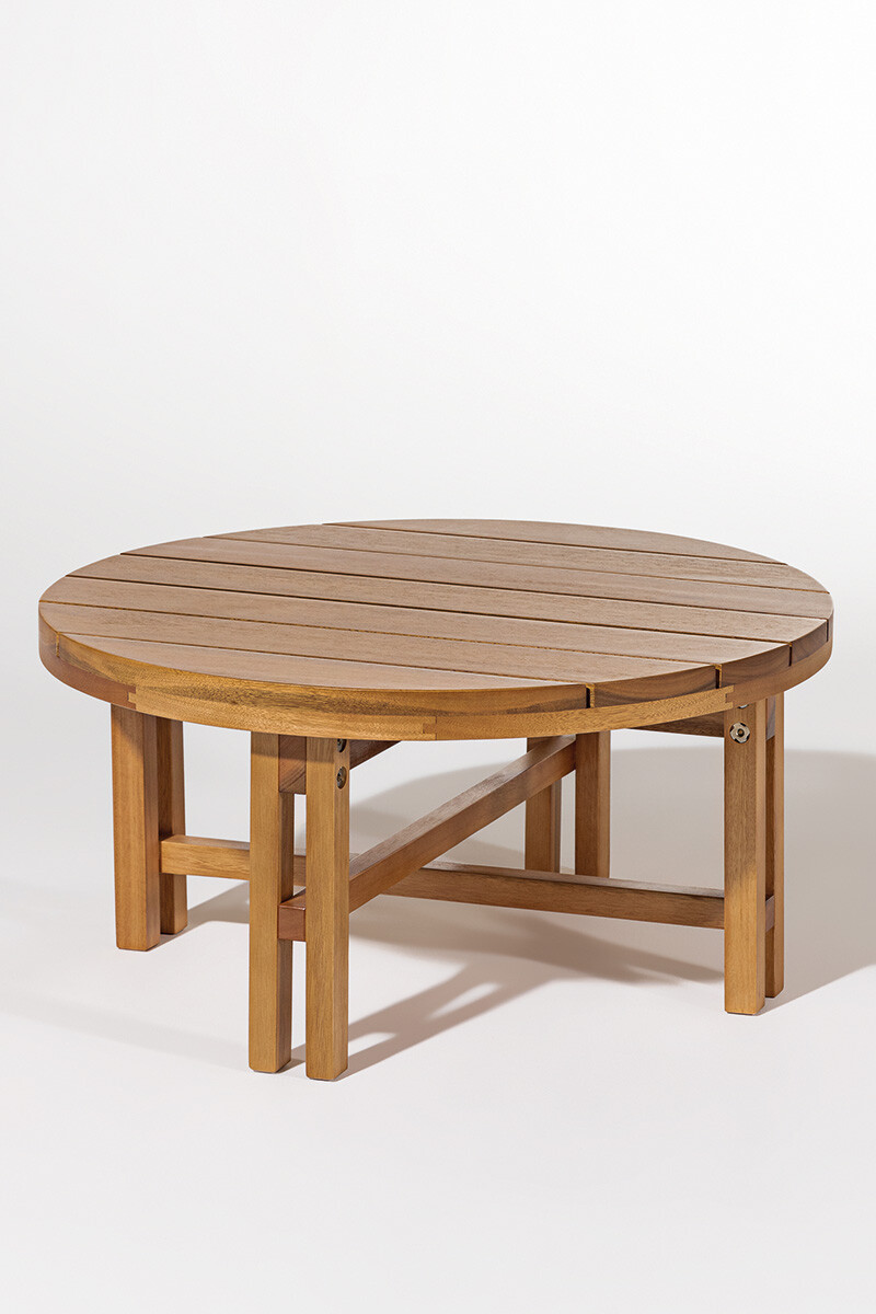 LACUNA MC - MESA DE CENTRO LACUNA 70x70x35CM JATOBA 
