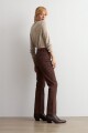 Pantalón recto Amy chocolate
