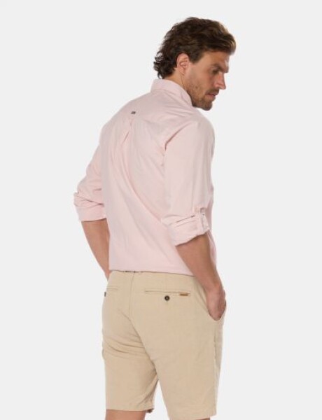 BERMUDA CLÁSICA DE LINO Beige