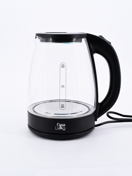 JARRA ELECTRICA GLASS NEGRO