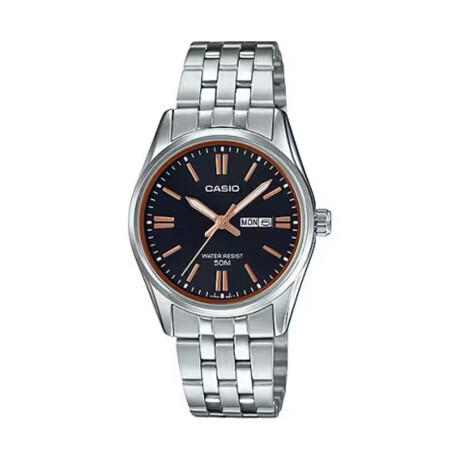 Reloj Casio LTP-1335D1A2 Dama Plateado