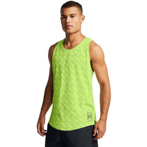 UA RUN ANYWHERE SINGLET-GRN GRN-304