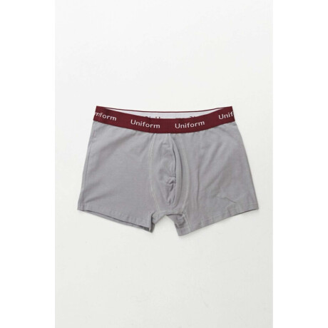 Boxer New Gino Gris/Vino