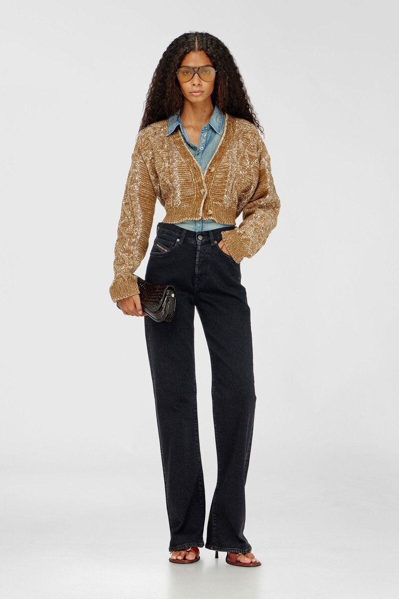 Jean Para Mujer 1971 D-Sent Negro/gris Oscuro