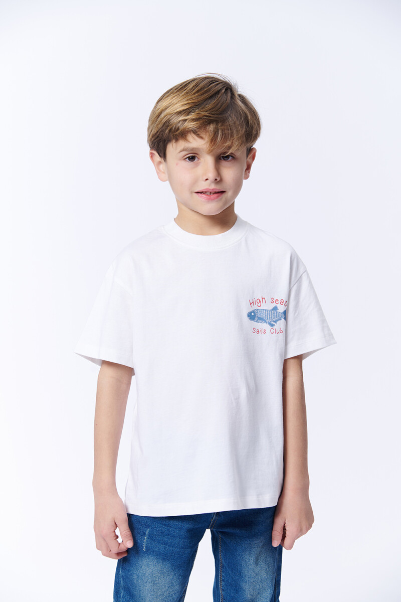 Remera - Pez Blanco 