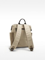 Mochila De Nylon Con Colgante crudo