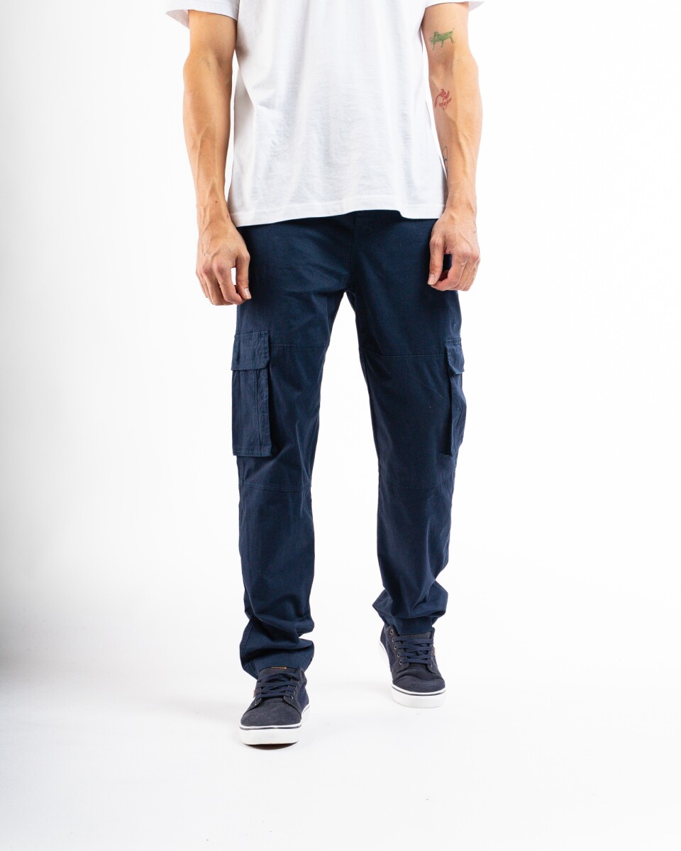 Pantalon Cargo Clásico Algodón Gotemburgo 30 - Marino 