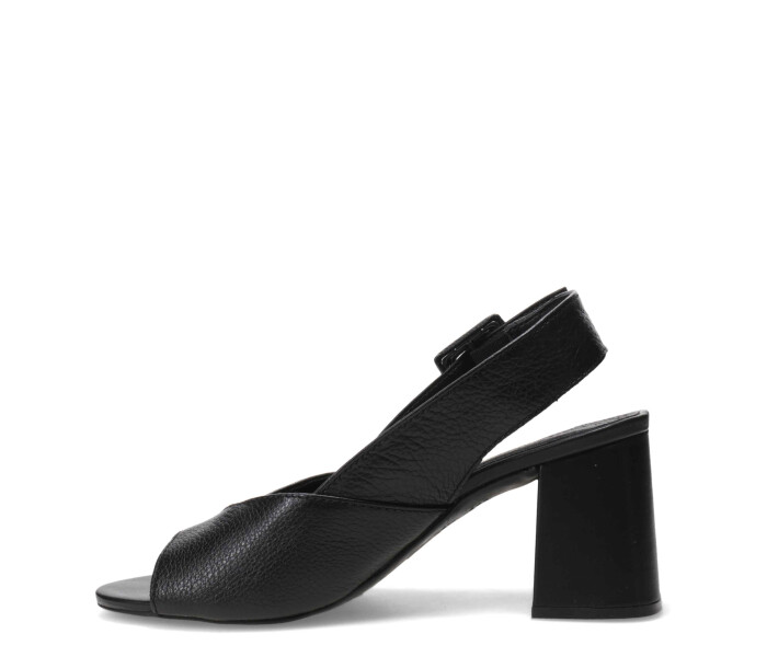 Sandalias de Mujer Bottero con Hebilla y Punta Abierta Negro