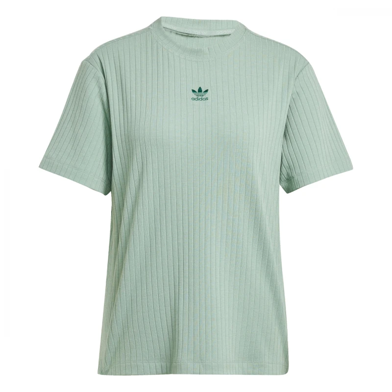 Remera Essentials Acanalado Ancho de Mujer Multicolor