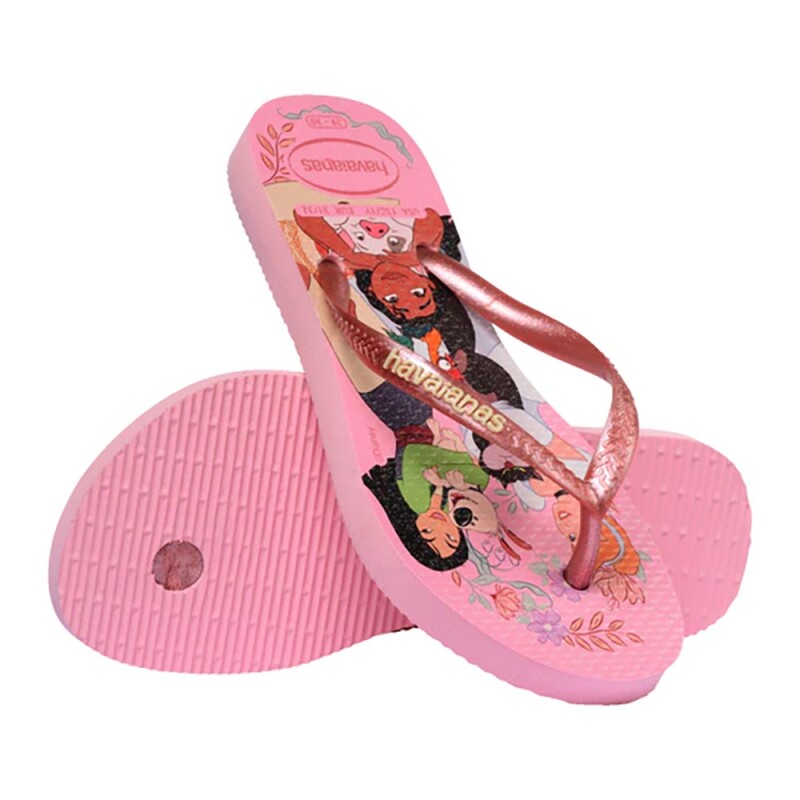 Sandalias Havaianas Kids Slim Princess Niños Rosa/rosa