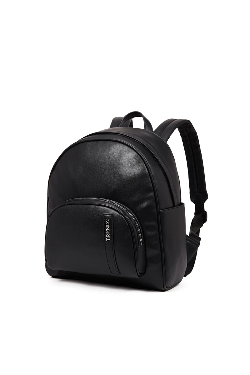 Mochila con bolsillo - Negro 