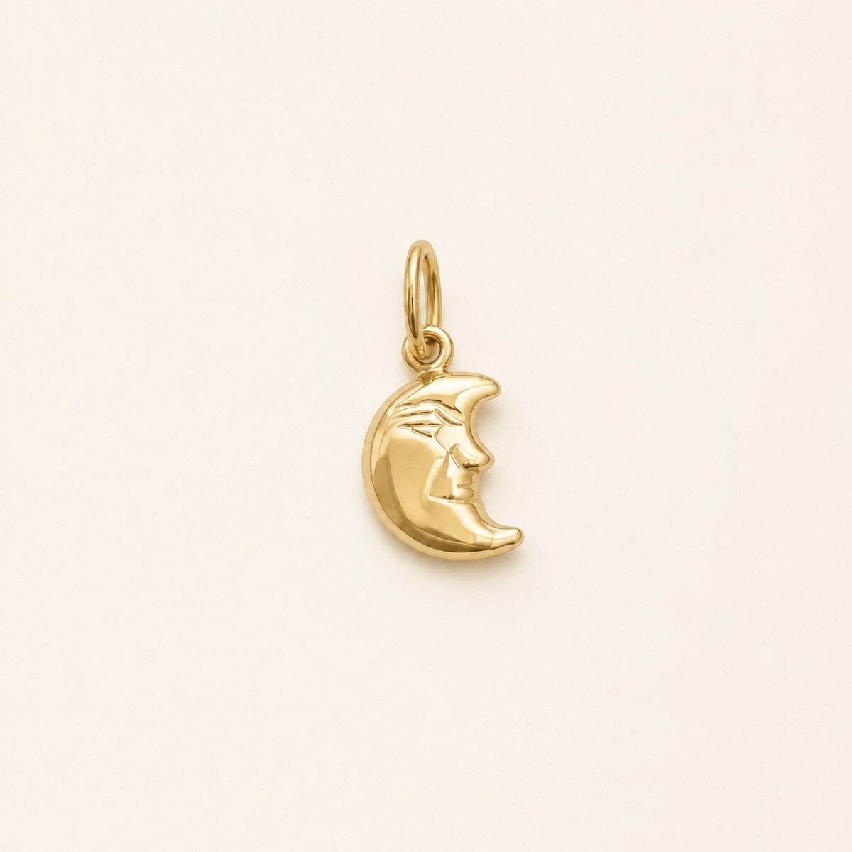 Colgante Moon - Oro 18k 