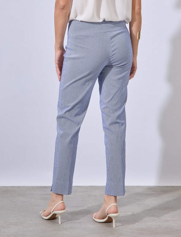 Pantalon Lineas AZUL/BLANCO