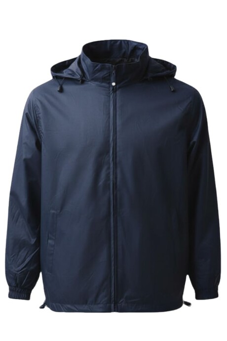 Campera impermeable forro polar Azul marino
