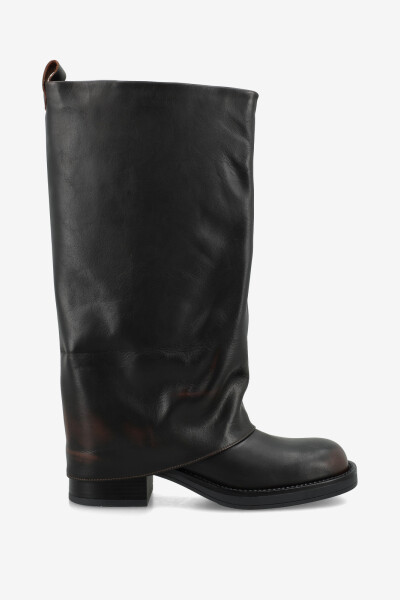 BOTA DOBLE LARGA Marron
